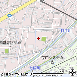 栄谷大型共同作業所周辺の地図