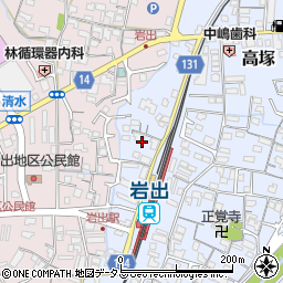 和歌山県岩出市高塚69周辺の地図