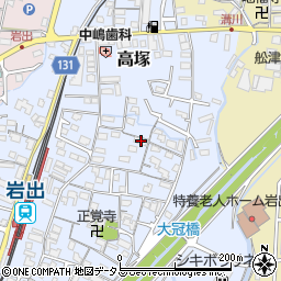 和歌山県岩出市高塚286周辺の地図