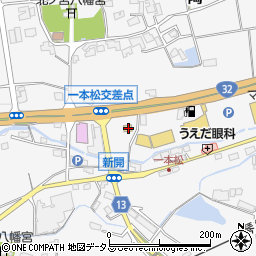 ローソン綾川町陶店周辺の地図