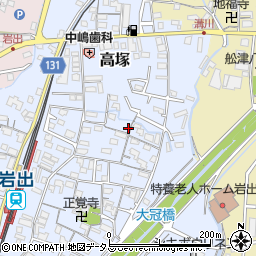 和歌山県岩出市高塚285周辺の地図