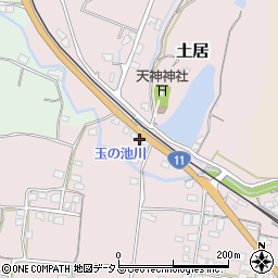 香川県東かがわ市土居456周辺の地図