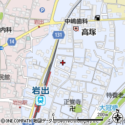 和歌山県岩出市高塚79-5周辺の地図