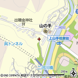 広島県呉市山手周辺の地図