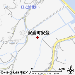 広島県呉市安浦町大字安登周辺の地図