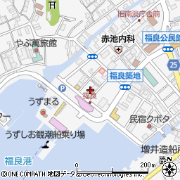 ローソン南淡町福良店周辺の地図