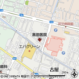 黒田医院介護医療院周辺の地図
