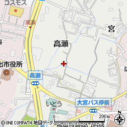 和歌山県岩出市高瀬57周辺の地図