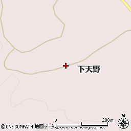 和歌山県伊都郡かつらぎ町下天野周辺の地図