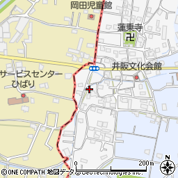 和歌山県紀の川市西井阪240周辺の地図
