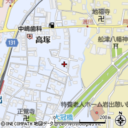 和歌山県岩出市高塚248周辺の地図