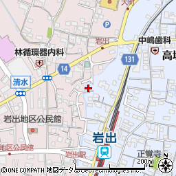 和歌山県岩出市高塚68周辺の地図