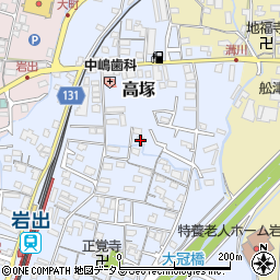 和歌山県岩出市高塚274周辺の地図