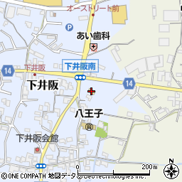 セブンイレブン紀の川下井阪店周辺の地図