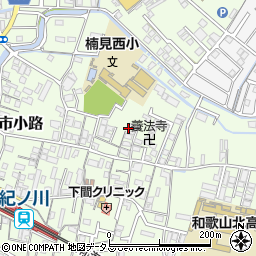 和歌山県和歌山市市小路周辺の地図