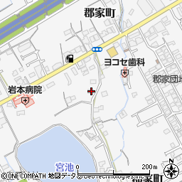 香川県丸亀市郡家町2521周辺の地図