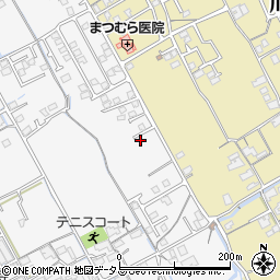 香川県丸亀市郡家町1673-10周辺の地図