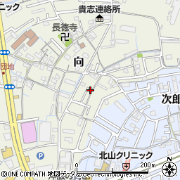 和歌山県和歌山市向268-10周辺の地図