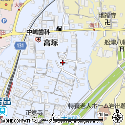 和歌山県岩出市高塚245-3周辺の地図