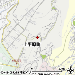 広島県呉市上平原町周辺の地図