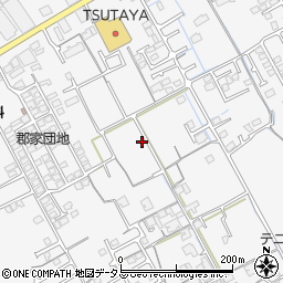 香川県丸亀市郡家町1880-8周辺の地図