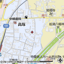 和歌山県岩出市高塚246-3周辺の地図