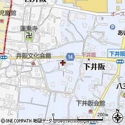 西井阪児童館周辺の地図