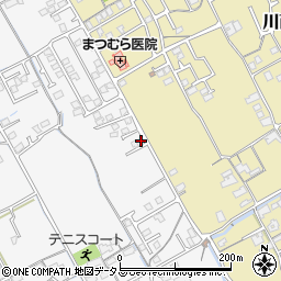 香川県丸亀市郡家町1673-5周辺の地図