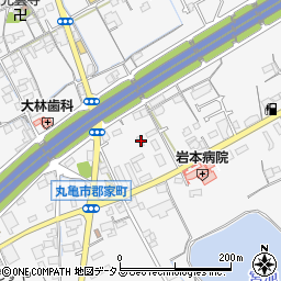香川県丸亀市郡家町2702周辺の地図