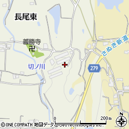香川県さぬき市長尾東1986周辺の地図