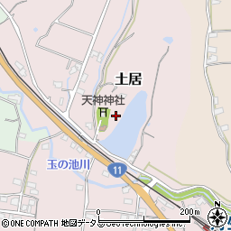 香川県東かがわ市土居515周辺の地図