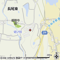 香川用水周辺の地図