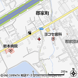 香川県丸亀市郡家町2514-2周辺の地図