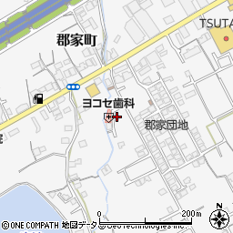 香川県丸亀市郡家町2057-4周辺の地図