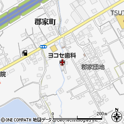 香川県丸亀市郡家町2057-1周辺の地図