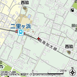 和歌山西庄郵便局周辺の地図