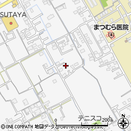 香川県丸亀市郡家町1782-4周辺の地図