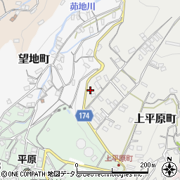 広島県呉市上平原町14-7周辺の地図