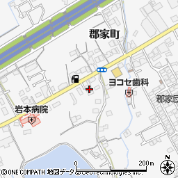 香川県丸亀市郡家町2509-2周辺の地図