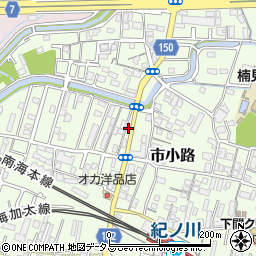 和歌山県和歌山市市小路93周辺の地図