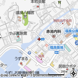淡路信用金庫福良支店周辺の地図