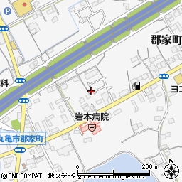 香川県丸亀市郡家町2654-6周辺の地図