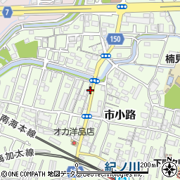 和歌山県和歌山市市小路93-7周辺の地図