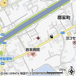 香川県丸亀市郡家町2654-10周辺の地図