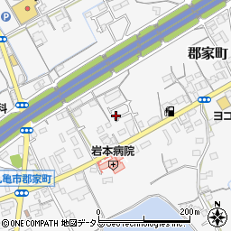 香川県丸亀市郡家町2654-5周辺の地図