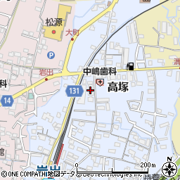 奥田喜内税理士事務所周辺の地図