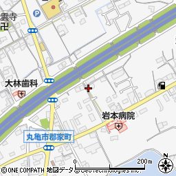 香川県丸亀市郡家町2663-2周辺の地図