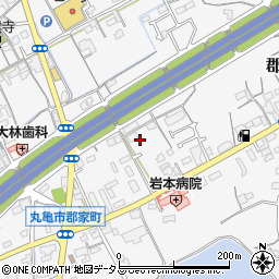 香川県丸亀市郡家町2663-1周辺の地図