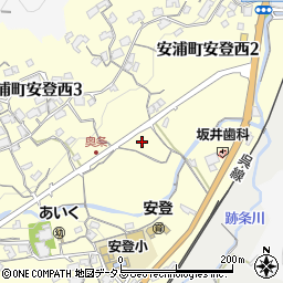 広島県呉市安浦町安登西3丁目3周辺の地図