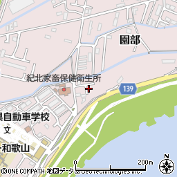 和歌山県和歌山市園部1294周辺の地図
